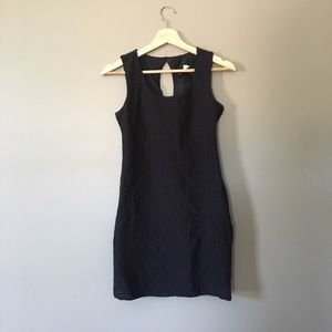 Black Lace Sheath Dress